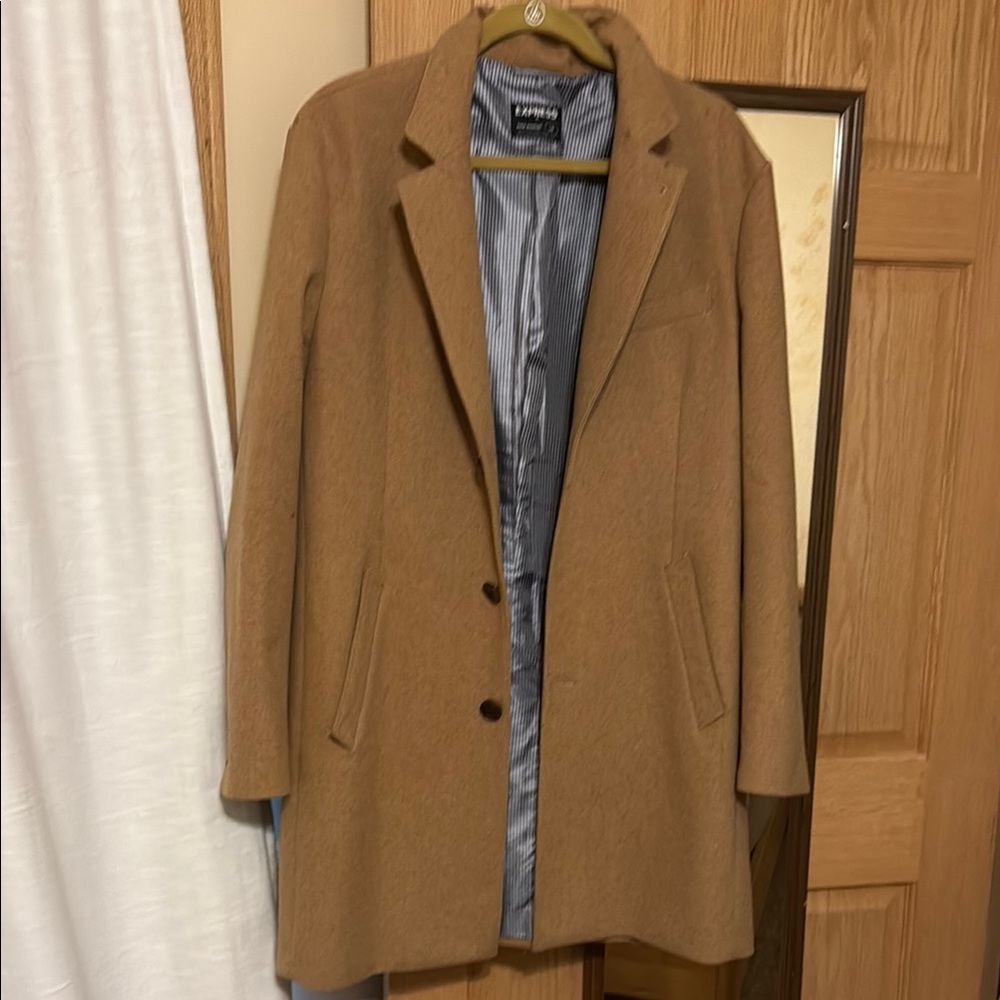 Camel Wool Blend Overcoat